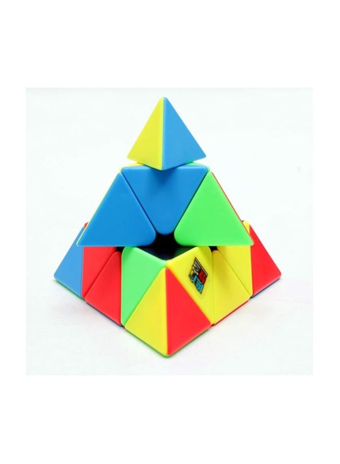 LiangCuber Moyu MoFang JiaoShi Meilong Pyramid stickerless Magic Cube Cubing Classroom Meilong 3x3 Pyramid Speed Cube Puzzle  - Image 4