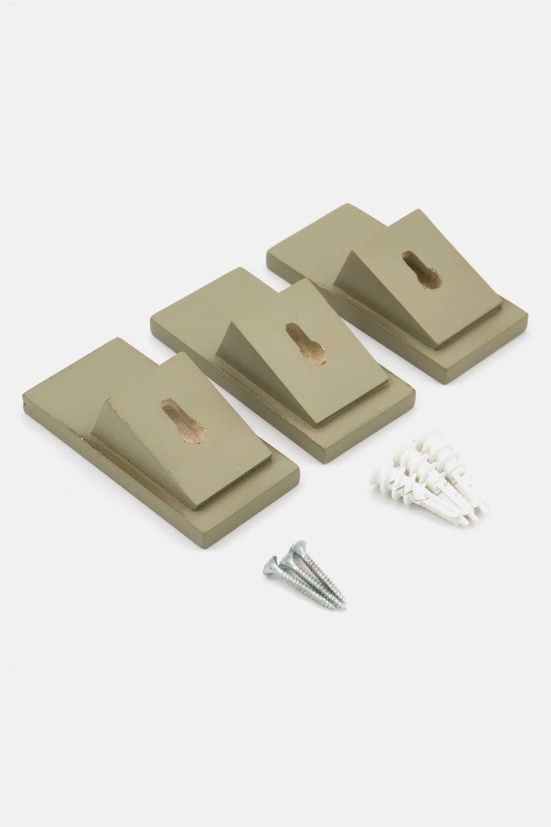 Muy Mucho 3 Pieces Hook Holder, Green - Image 4