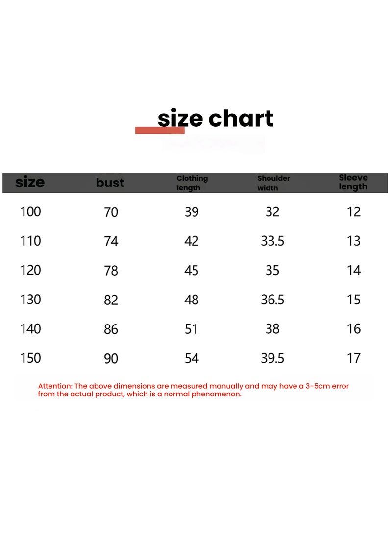 عام قميص تي قصير الأكمام للبنات من القطن، مناسب للصيف. يعد رأس ملابس الأطفال للبنات وسيصاحبك لفترة طويلة. - Image 2