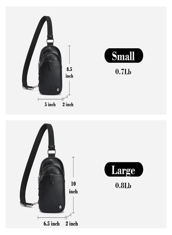 INICAT Anti Theft Crossbody Bags for Women Small Sling Bag Travel Essentials Fanny Packs Cross Body Purses Birthday Gifts (Black Antitheft Small) - Image 3