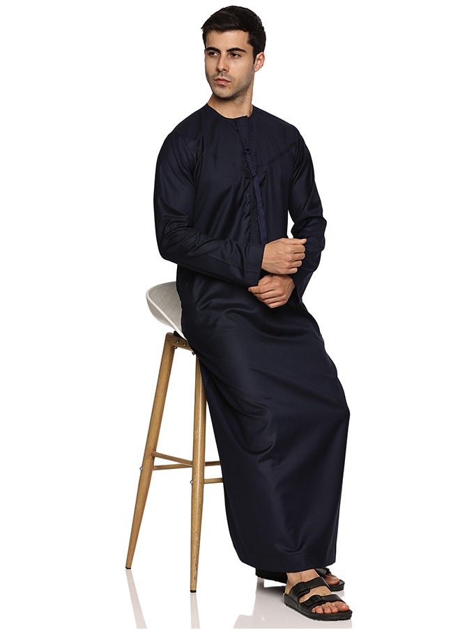 U.S. ELK Mens's Long Sleeve Emirati Kandura | Islamic Dishdasha Jubba for Men | Muslim Robe for Comfort, Style, and Tradition | Islamic Clothing  - Image 4