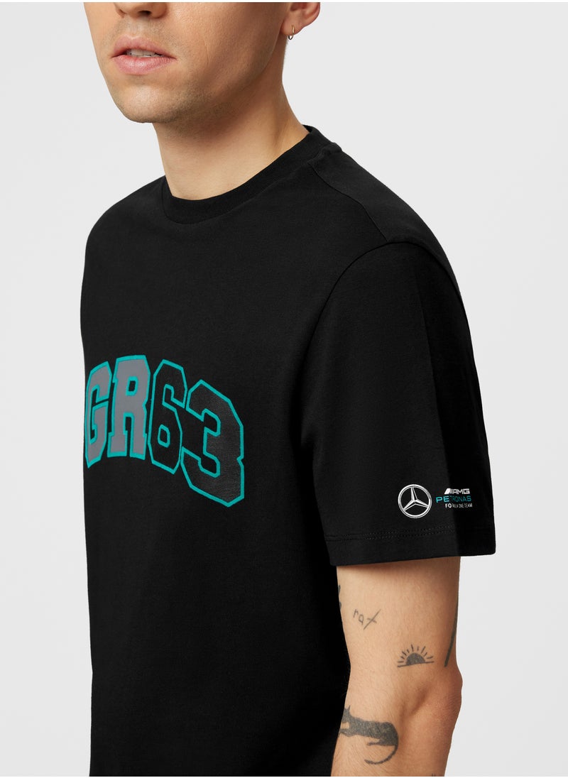 AMG Petronas Formula 1 Team - Mercedes-AMG F1 George Russell GR63 T-shirt - Image 1