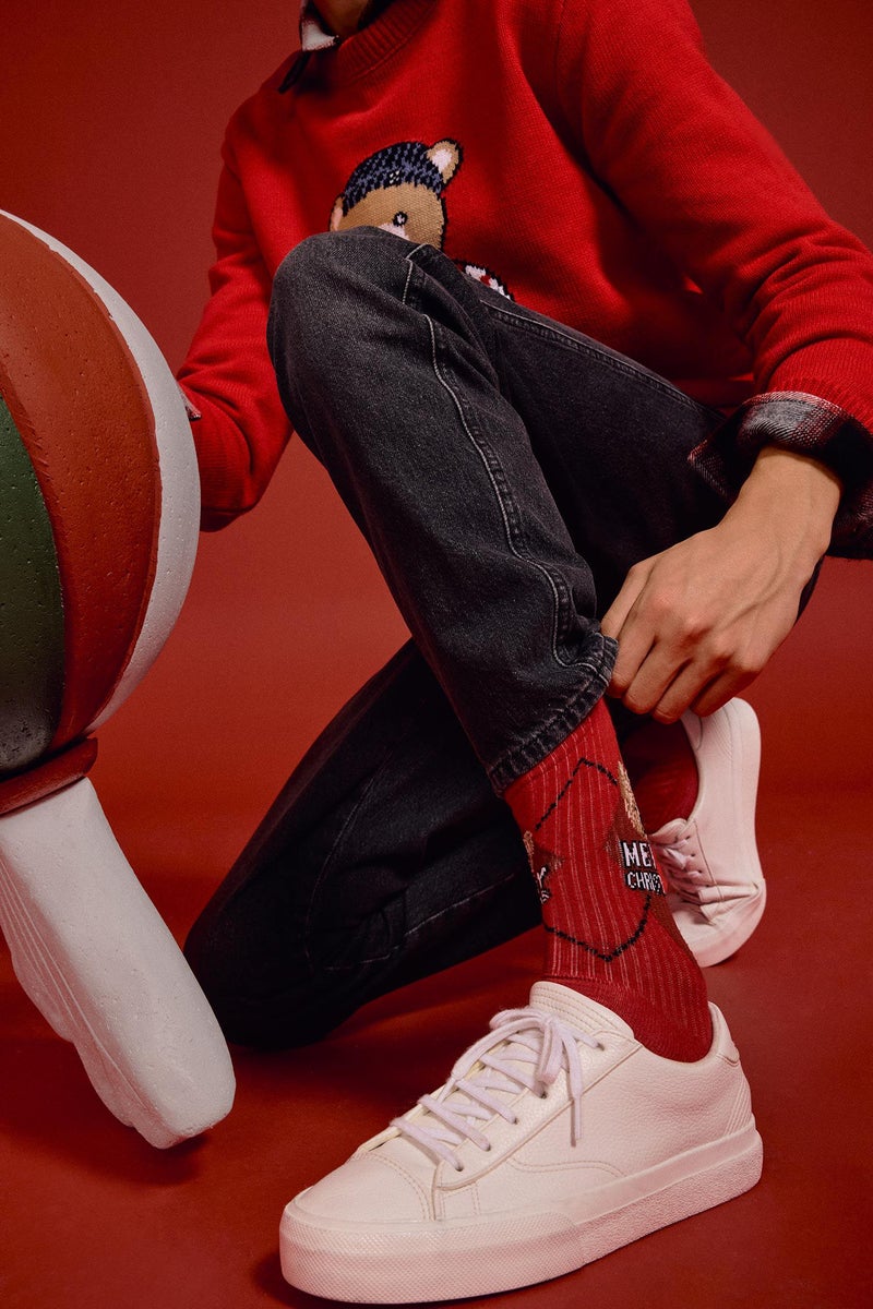 DeFacto Multicolour Man High Cut Socks Casual - Image 1