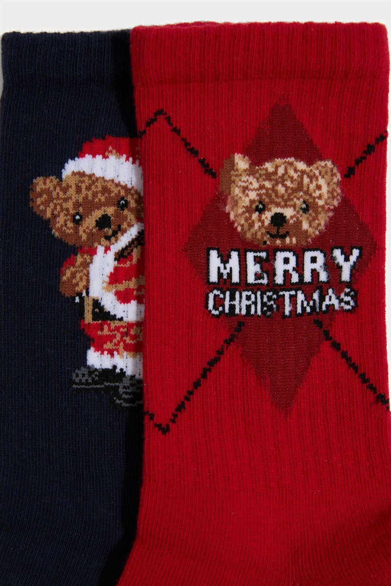 DeFacto Multicolour Man High Cut Socks Casual - Image 5