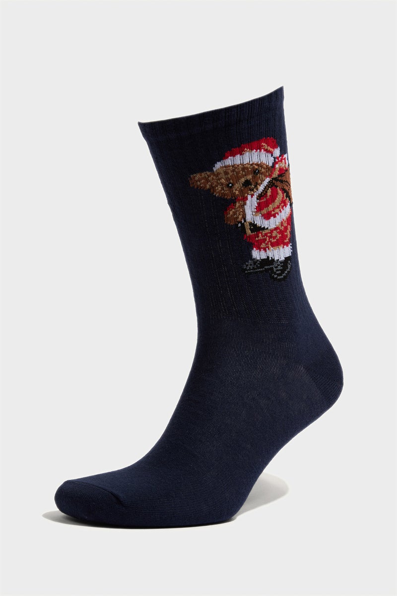 DeFacto Multicolour Man High Cut Socks Casual - Image 4