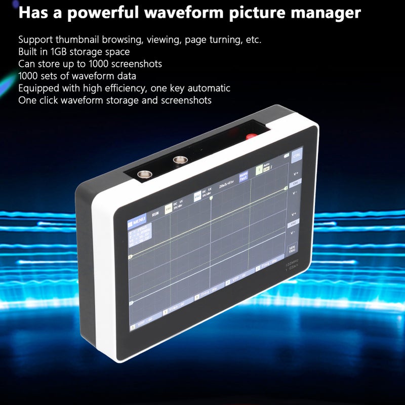 Digital Oscilloscopes 2 Channel USB Touchscreen Oscilloscope for Remote Assistance - Image 4