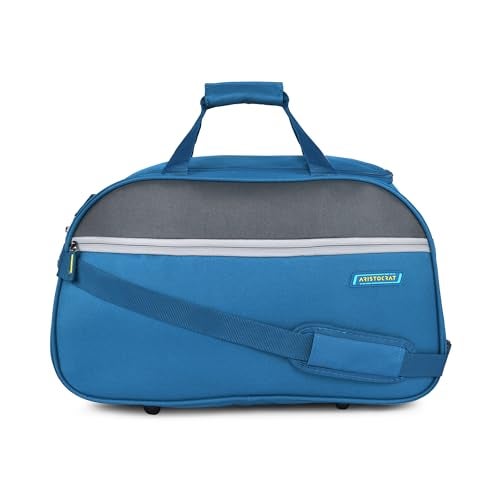 Aristocrat Enigma 52 Cm Polyester Softsided Cabin Size Duffle Bag - Blue - Image 1