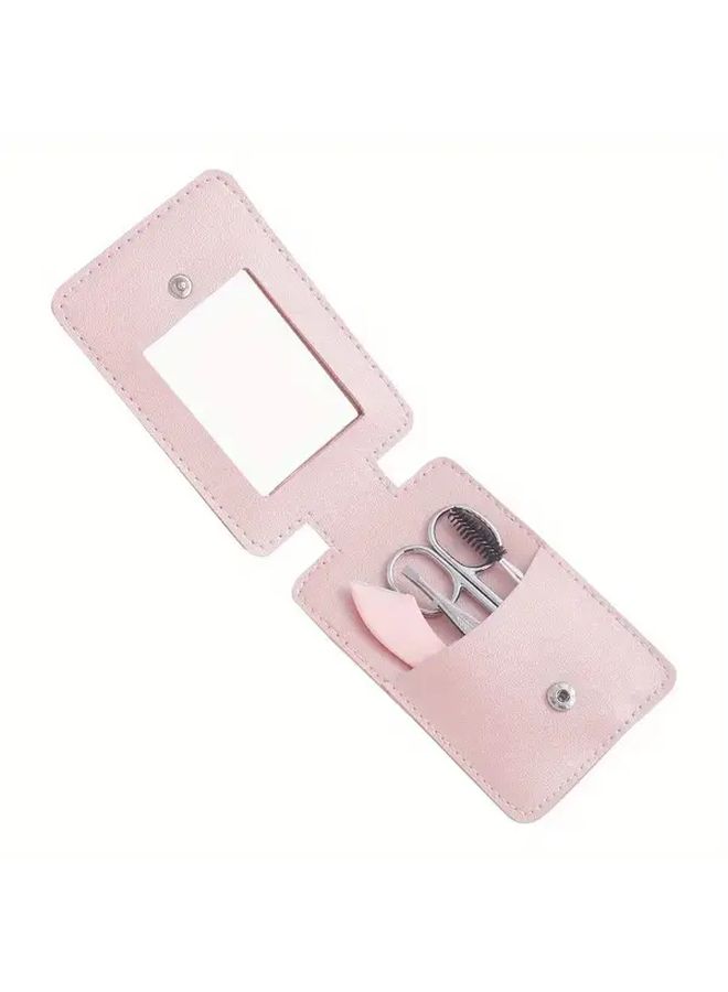 Portable Eyebrow Trimming And Grooming Kit For Women White Complete Facial Hair Removal Set - Image 2