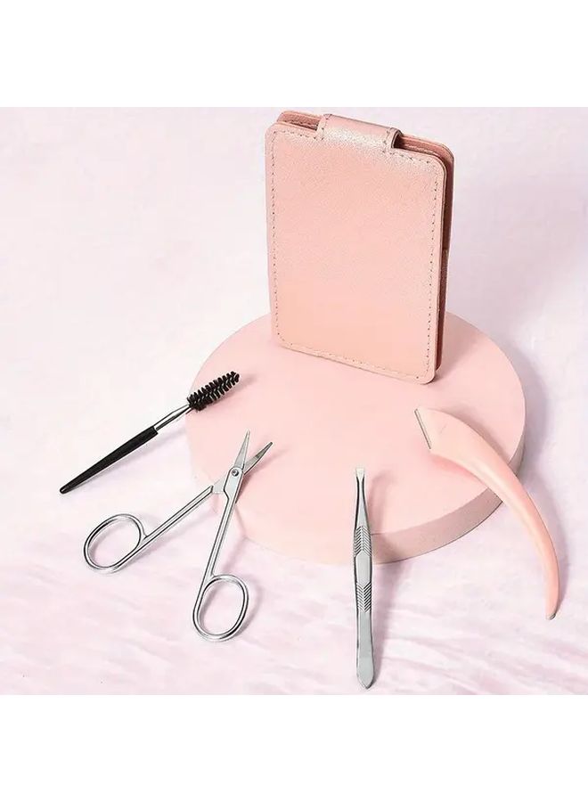 Portable Eyebrow Trimming And Grooming Kit For Women White Complete Facial Hair Removal Set - Image 3