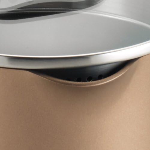 Anolon Advanced Hard Anodized Nonstick Sauce PanSaucepan with Straining and Lid 2 Quart Brown - Image 3