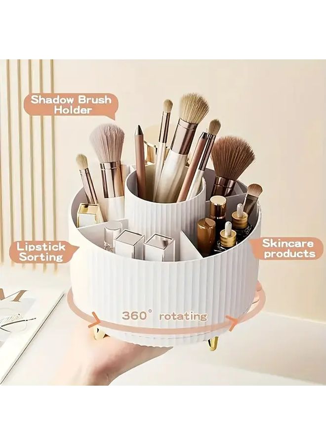 Large Capacity Pink Desktop Organizer Box For Brushes Pens Lipstick Storage - Image 4