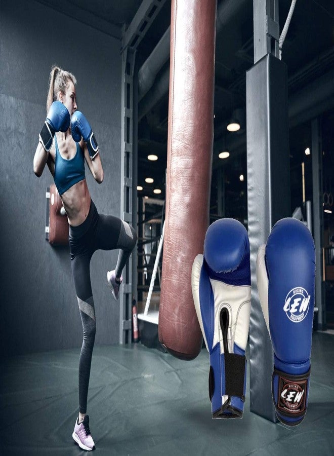 LEW Contest Pu Boxing Gloves for Men & Women with Moulded Foam Padding, Sweat Wicking Lining, Elasticated Hook & Loop Wrap Around Closure System Boxing Gloves - Image 2