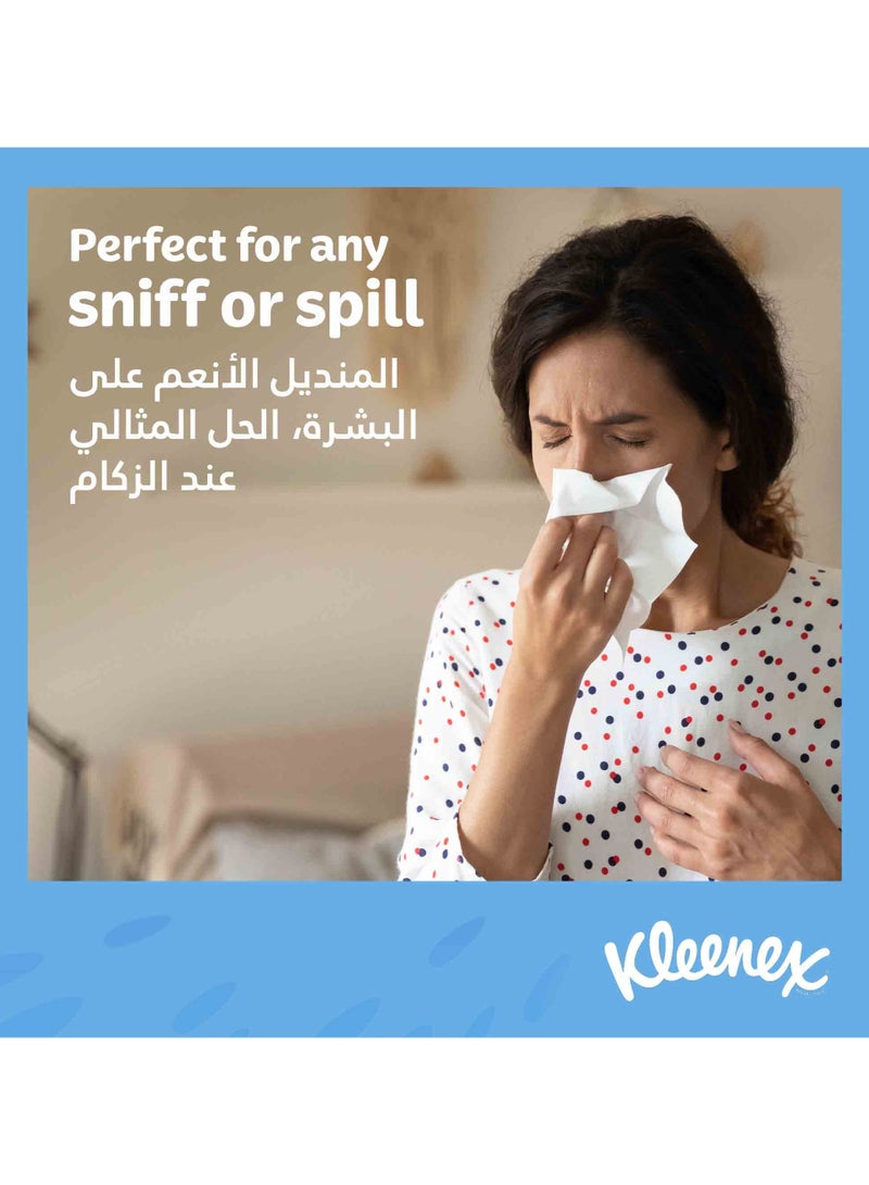 Kleenex مناديل الوجه للعناية اليومية 170 ورقة - Image 3