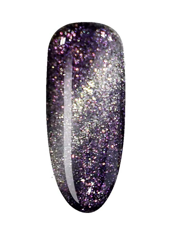 brunson Platinum Cat Eye Shiny Holographic 9D, Glitter Soak Off Gel Nail Polish BSM521 - Image 2