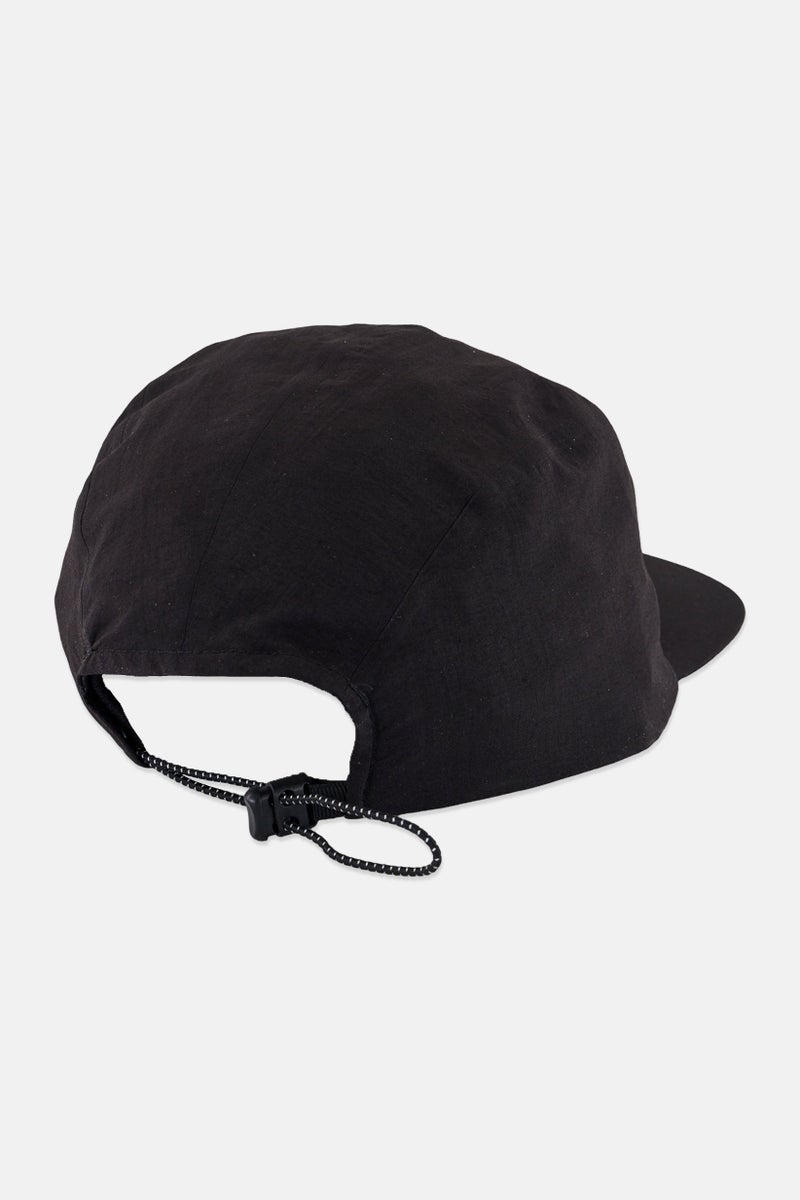 PUMA Men FWD 5 Panel Brand Logo Drawstring Closure Cap, Black - Image 2