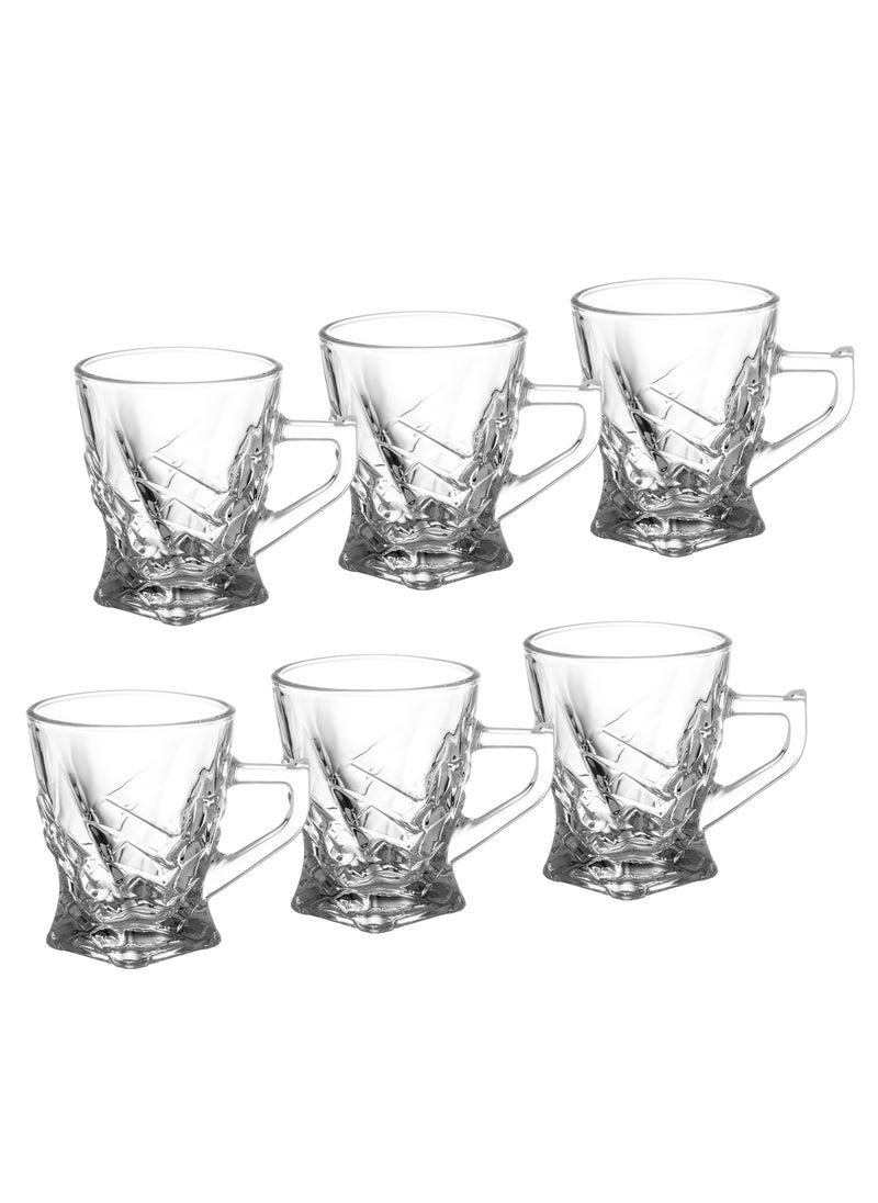 Blinkmax A set of 6-Piece Glass Tea Cups  - Image 1