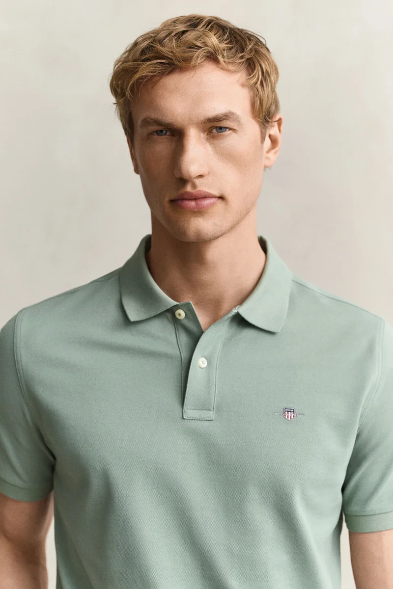 Gant  Regular Shield Short sleeve Pique Polo for Men | Best Price UAE