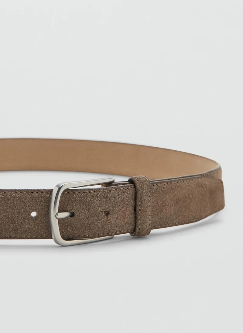 Mango Man Nappa Leather Belt