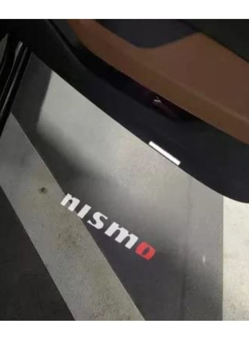 Nissan Patrol Nismo Door Logo Light Nismo Door Projector Light Nismo Accessories Y62 Glass lens Bright Logo Plug and Play Patrol Y62 2010 To 2023 - Image 1