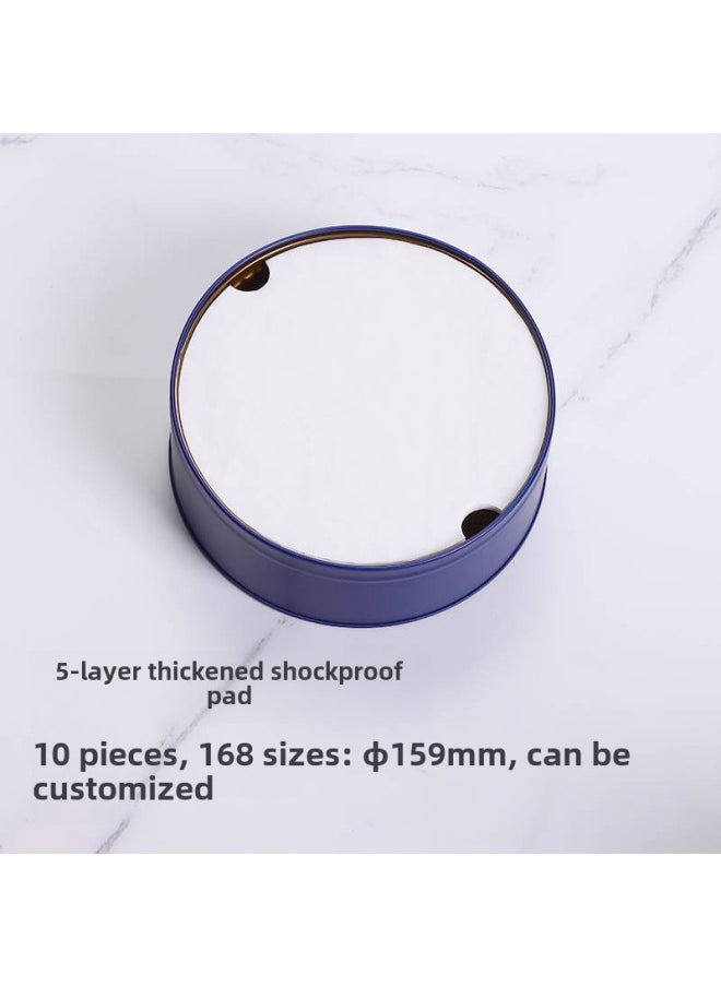 Cookie Biscuit Shock-proof Pad Snack Wrapping Paper Buffer Pad Iron Can Gasket Iron Box Pad Paper Food Grade 5-layer Thickened-Specifications:168 Shock-proof Pad 10 Sheets  - Image 1