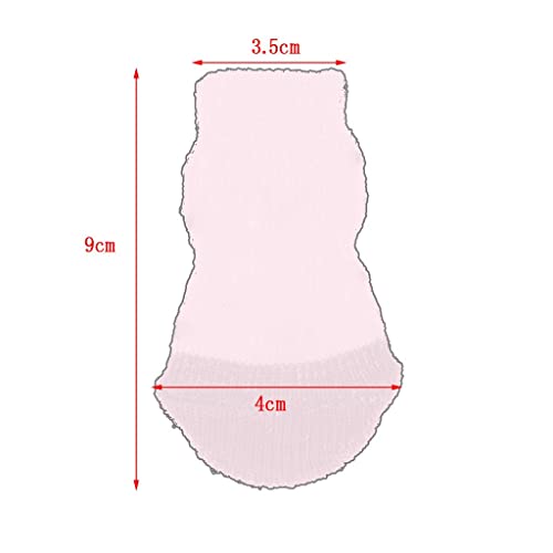 Secret Desire 4Pcs Pet Dog Floor Grip Socks - Non-Slip Protector Shoes Boots L Red - Image 2