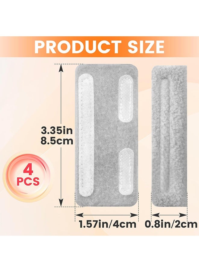 4pcs الأنف Cannula وسائد الأذن التنفس الأكسجين حماية الأذن لأنابيب الأكسجين تصميم حلقة ناعمة وسائد الأذن الراحة لتخفيف آلام الأذن النظارات، مستخدمي الأكسجين (رمادي) - Image 2