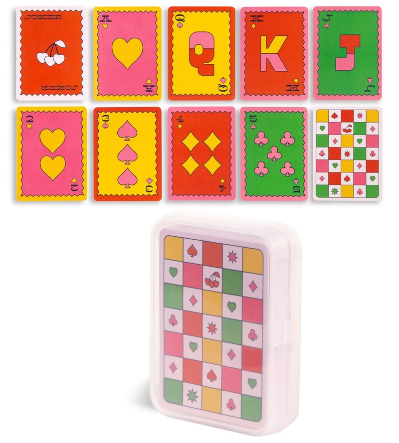 ban.do ban.do Game On! Waterproof Playing Cards  Standard 52 Deck of Cards  Waterproof Cards with Storage Case  - Image 1