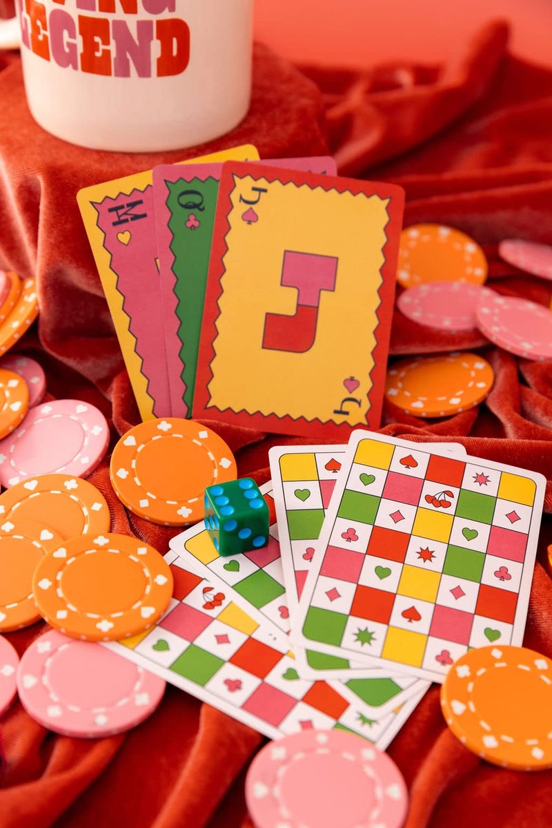 ban.do ban.do Game On! Waterproof Playing Cards  Standard 52 Deck of Cards  Waterproof Cards with Storage Case  - Image 4
