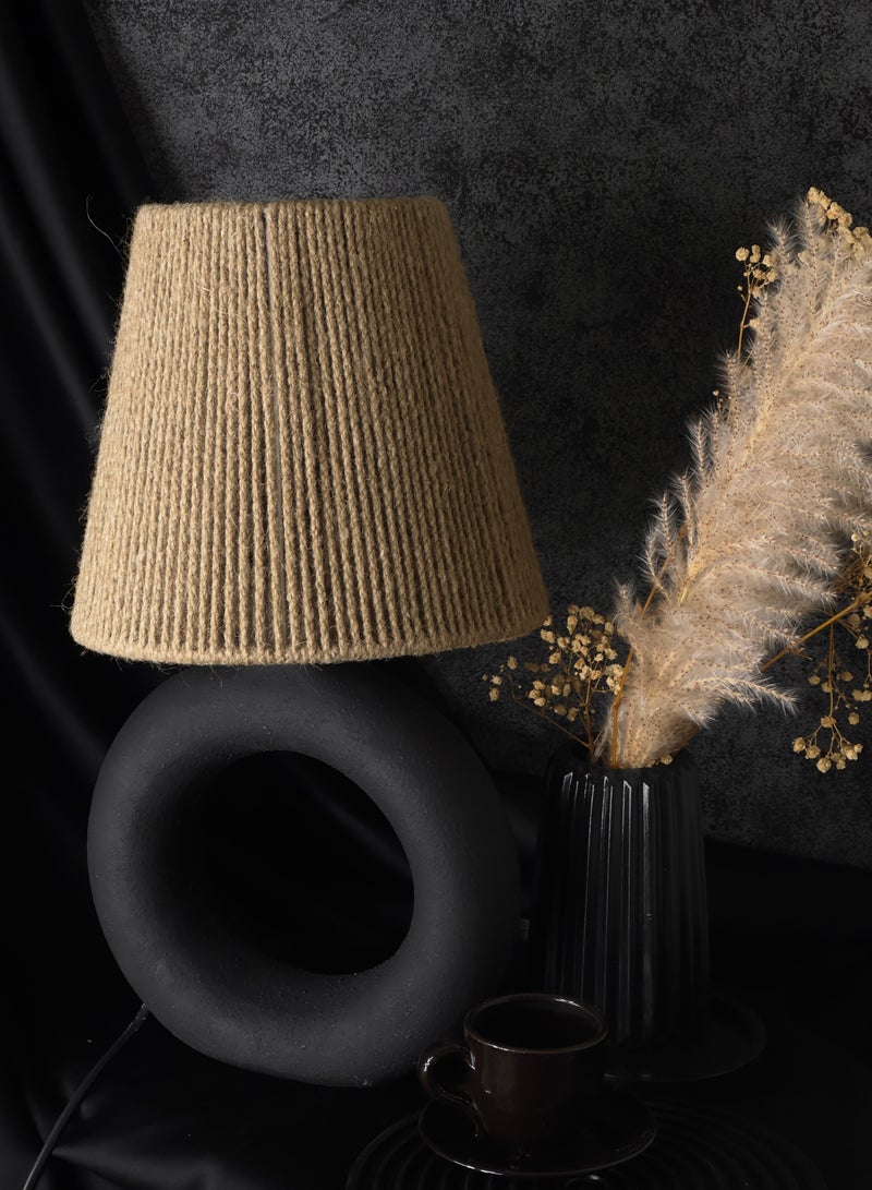 Cluc Ciambella Black Table Lamp - Brown - Image 2