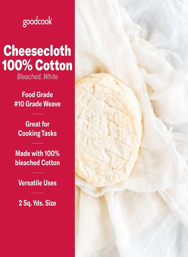 GoodCook Everyday 100% Cotton Cheesecloth, 2 square yards, Bleached - Image 2