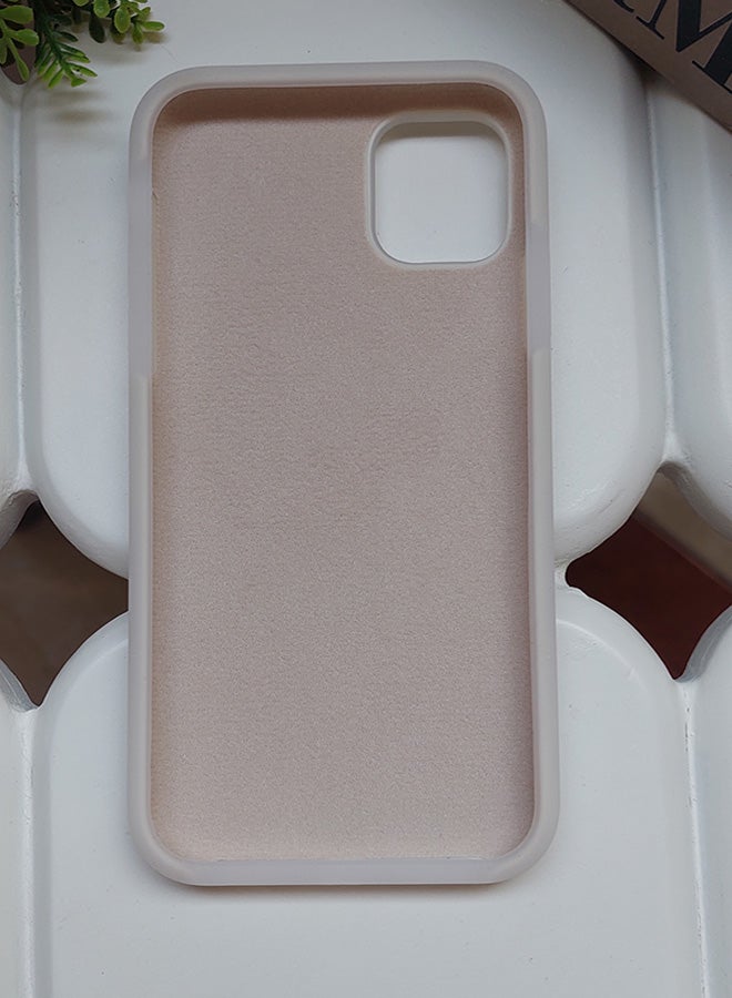 iPhone 11 Pro Luxury Fluorescent Jelly Liquid Silicone Case For iPhone 11 Pro Candy Color Silicone Phone Case, Soft Bumper Jelly Rubber Phone Cover - Beige - Image 2