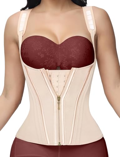 SHAPSHE Waist Trainer for Women Tummy Control Sports Girdle Workout Body Shaper with Adjustable Shoulder Strap - Image 1