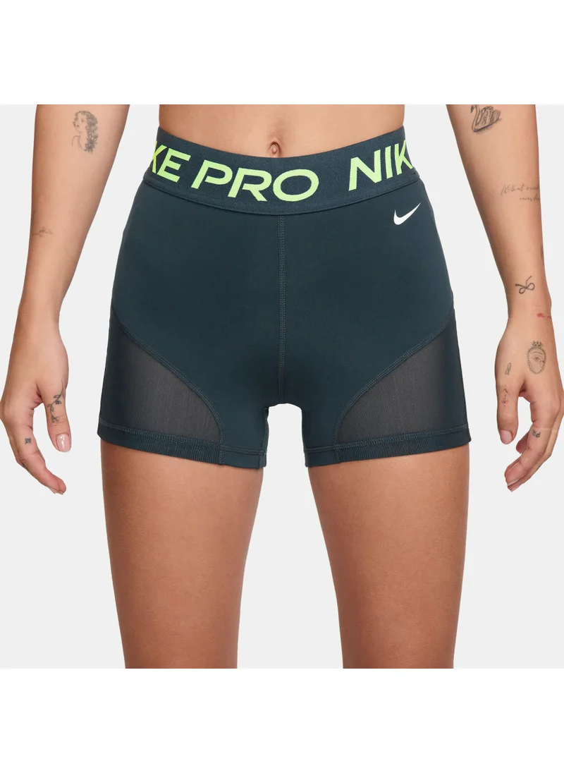 Nike Women's Pro Mesh-Paneled Bike Shorts