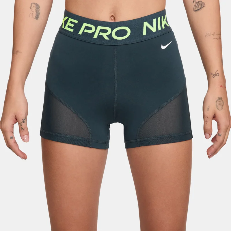 Nike Women's Pro Mesh-Paneled Bike Shorts