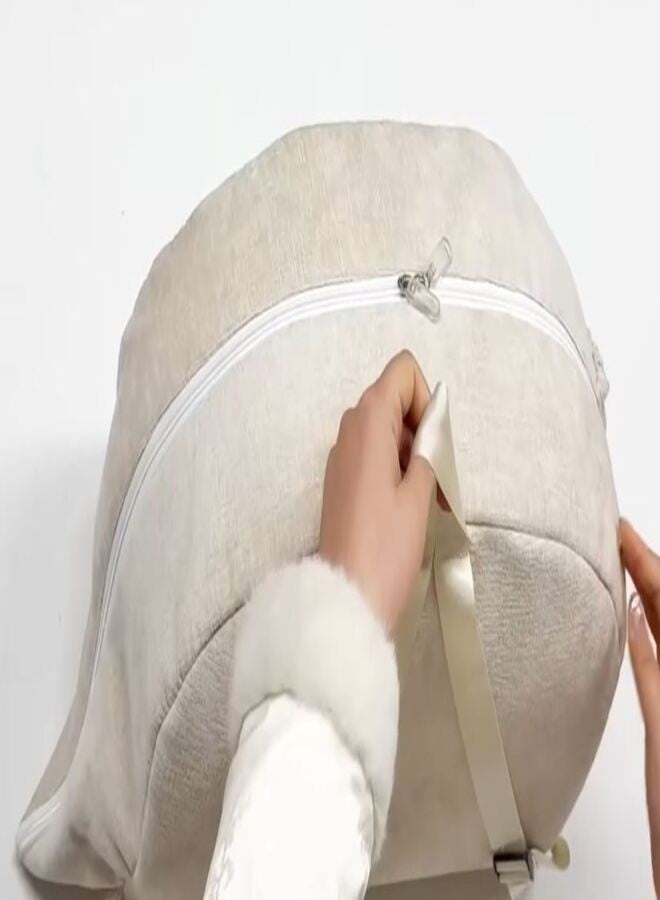 Portable folding baby crib - lightweight baby bed in the form of a bag - baby and newborn supplies - suitable for travel and easy sleep - Color 1  - Image 5