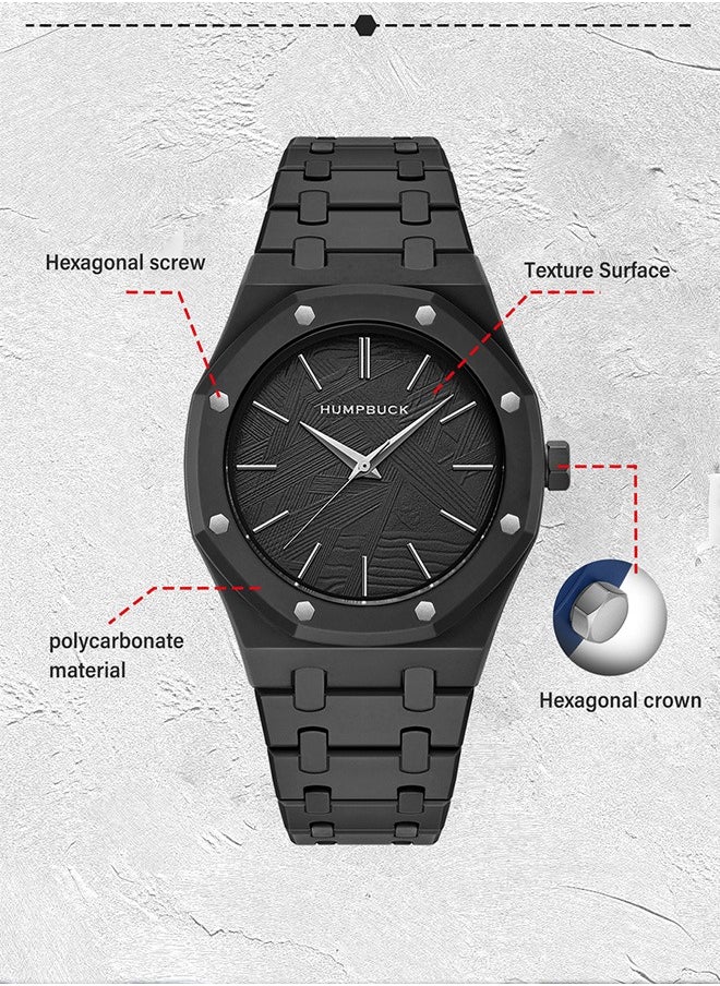 HUMPBUCK - Plastic Watch for Men & Women Minimalist Polycarbonate Waterproof Wristwatch Luminous Lightweight and Reliable for All-Day Use - Image 1