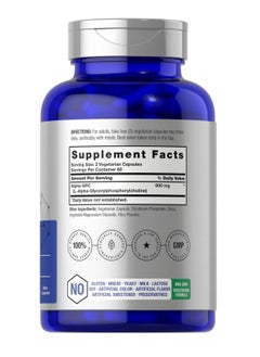 Horbaach Horbäach Alpha GPC 600mg 120 Capsules  - Image 2