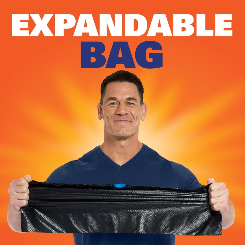 Hefty Ultra Strong Multipurpose Large Trash Bags, Black, Unscented, 30 Gallon, 25 Count - Image 2