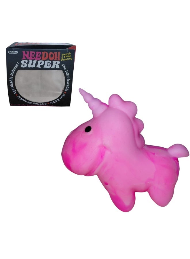 Needoh Needos Squishy Unicorn Stress Balls Like Cream  for Girls and Boys, Squeeze Sensory Toys, Stretch and Squeeze Ball Unicorn Squishy Toys for Kids, Party Favors, - Image 1