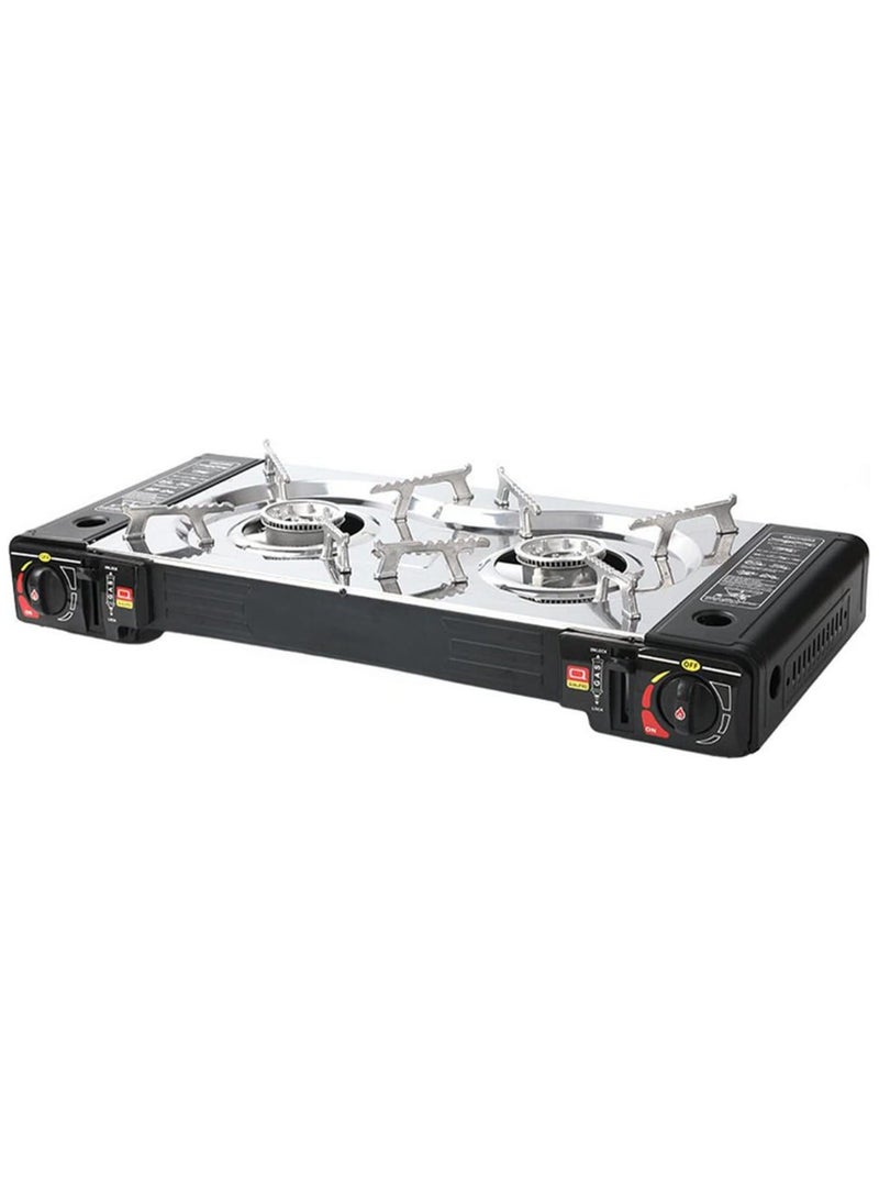 Denx 2 Burner Portable Gas Stove for Travel and Camping - Image 5