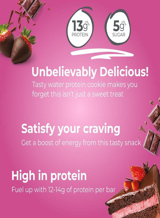 Power Crunch Protein Wafer Bars, High Protein Snacks with Delicious Taste, Chocolate Strawberry, 1.4 Ounce (12 Count) - Image 2