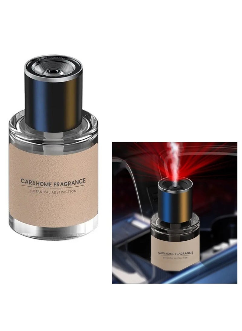 MOCOM - AI Intelligent Wireless Car & Home Aromatherapy Spray – 160ml Smart Air Fragrance Machine with Starry Sky Projection, Adjustable Scent Intensity, USB Rechargeable, Cup Holder Fit – Portable Electric Humidifier & Car Perfume Diffuser - Image 1