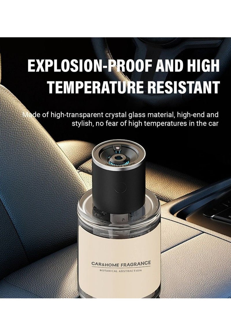 MOCOM - AI Intelligent Wireless Car & Home Aromatherapy Spray – 160ml Smart Air Fragrance Machine with Starry Sky Projection, Adjustable Scent Intensity, USB Rechargeable, Cup Holder Fit – Portable Electric Humidifier & Car Perfume Diffuser - Image 1