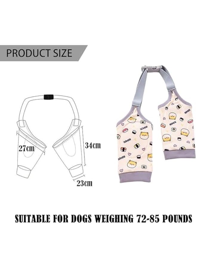Dog Front Leg Braces Recovery Sleeve, Pet Dog Front Leg Hock Brace Elbow Protector, Pet Knee Brace Wounds for Medium Large Dogs