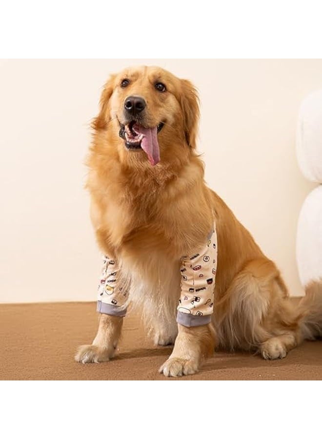 Dog Front Leg Braces Recovery Sleeve, Pet Dog Front Leg Hock Brace Elbow Protector, Pet Knee Brace Wounds for Medium Large Dogs