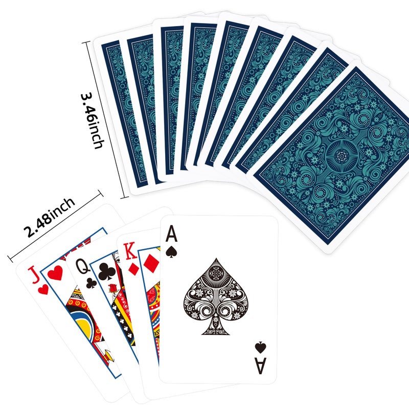 Timenued Playing Cards,Decks of Cards,Playing Card 2 Pack for Adults,Poker Cards Professional,Standard Poker Size Card,Playing Card Set for Game Night,Pinochle,Cartas,Magic Props,Go Fish - Image 2