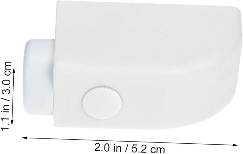 Jojofuny 8pcs White Sliding Door Security Latch Window Safety Lock Theft Deterrent - Image 4