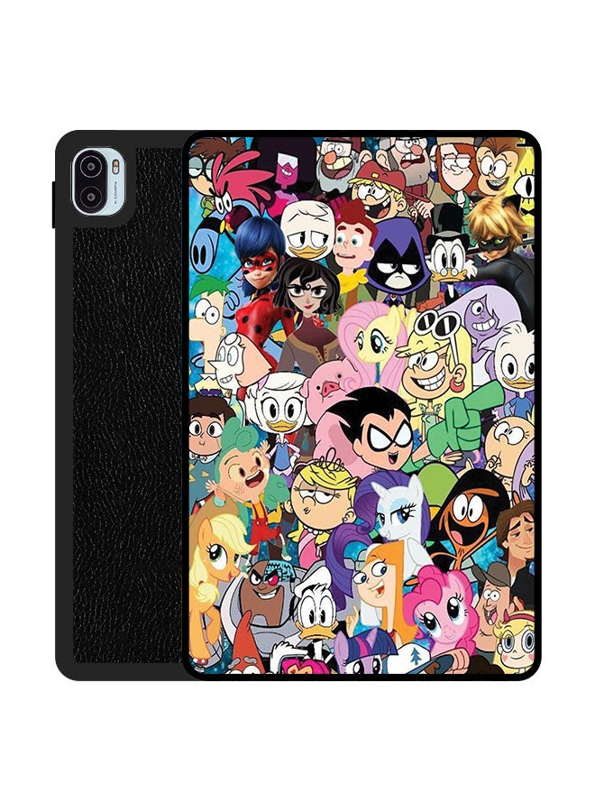 Theodor Protective Flip Case Cover For Xiaomi Pad 5/ Pad 5 Pro Comic Characters - Image 1