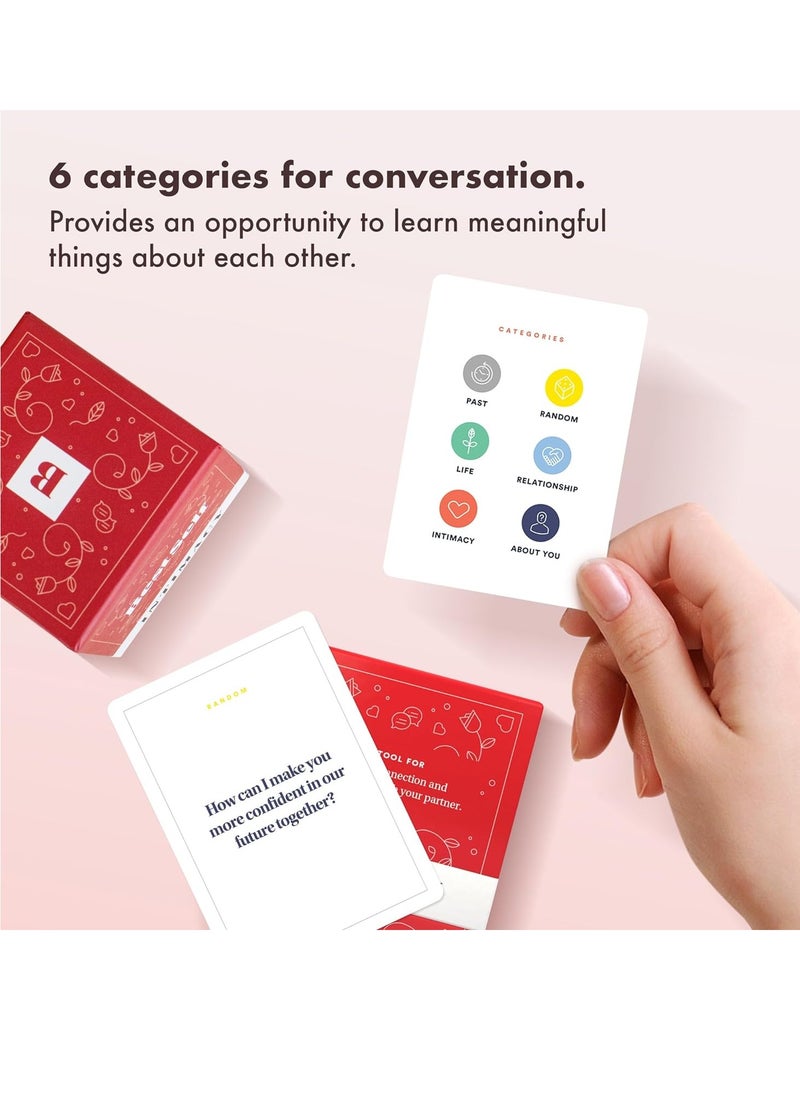 Couples Game Deck by BestSelf ― 150 Engaging Conversation Starters for Couples to Strengthen Their Relationship, Trust & Openness ― Best Couples Gifts and Couple Game - pzsku/ZAADC9ACF7CE37C849BE6Z/45/_/1723024814/20c69d2b-b89e-4e9b-9098-b4cc1e5a9c2d