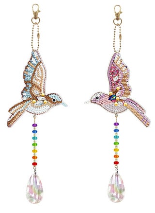 2pcs Crystal Hummingbird Diamond Painting Kit Sun Light Catching Window Decor DIY Special Shaped Diamond Art Wind Chimes Jewelry Kit Hanging Mosaic Rhinestone Pendant Rhinestone Pendant Wind Chimes - pzsku/ZAADCAA6B4F192EB54905Z/45/_/1679901659/5bfb5f25-638e-4c80-8acb-4b2ec7523eb6